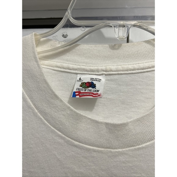 VTG 90s In Memory Of Alan Kulwicki #7 NASCAR T-Shirt, Single Stitch MADE IN USA - Picture 3 of 6